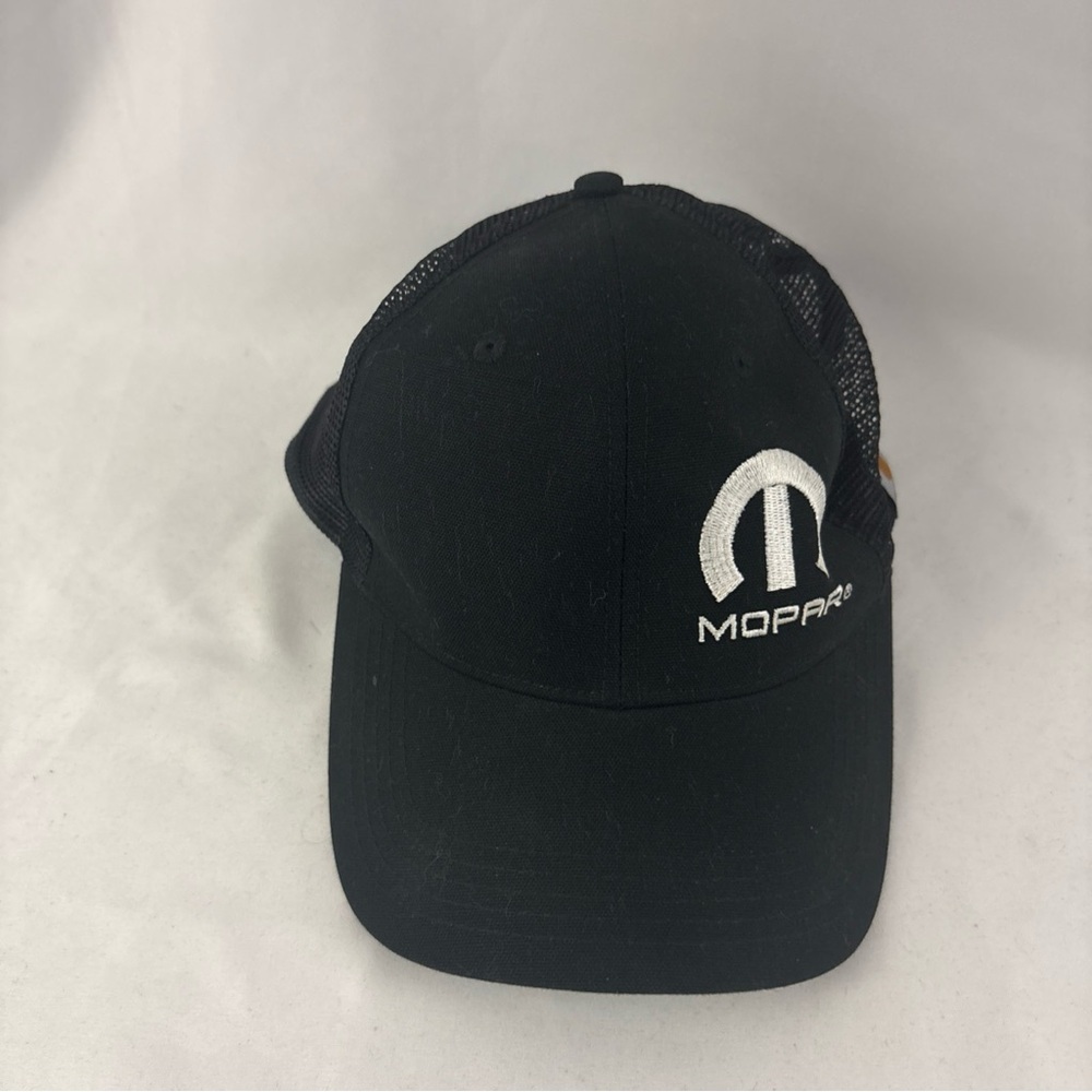Mopar Carhartt Dodge Chrysler Plymouth Hat Snapback Cap Black Trucker Mesh
